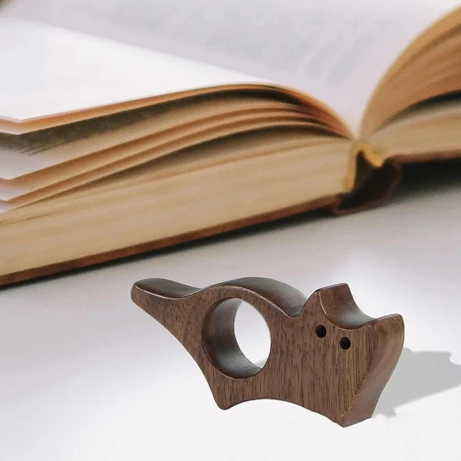 Dovetail Marking Guide - Wooden Cat Dog Bookmark Rings Pet