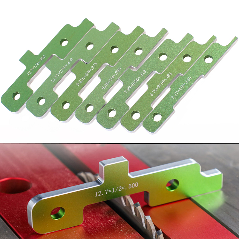 Router Table Insert - Woodworking Router Setup Blocks 7PCS Router