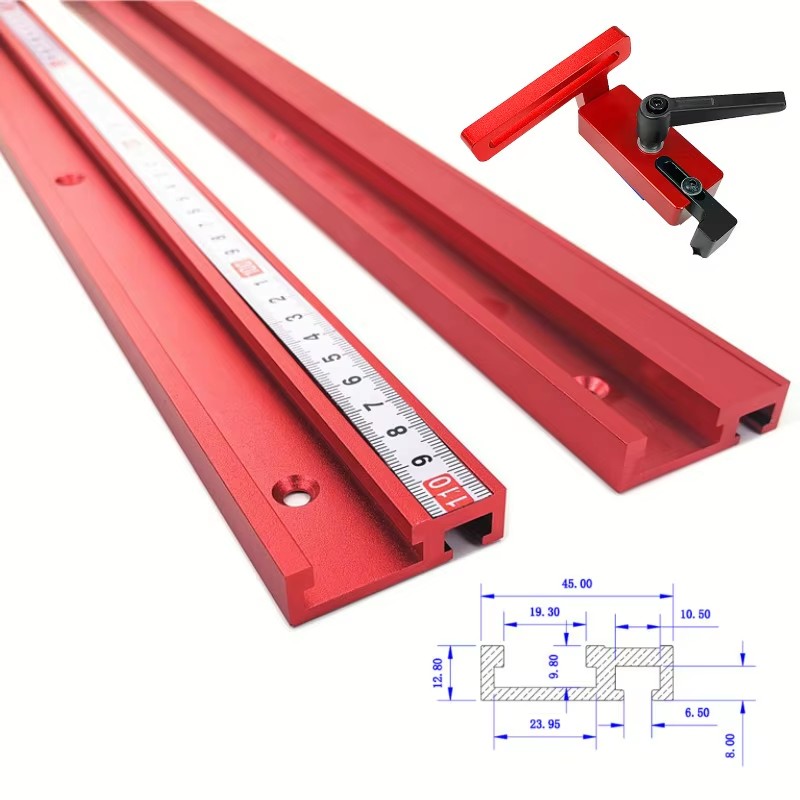 1PC Chute Aluminium alloy T-tr - Router Table Insert 评论和价格