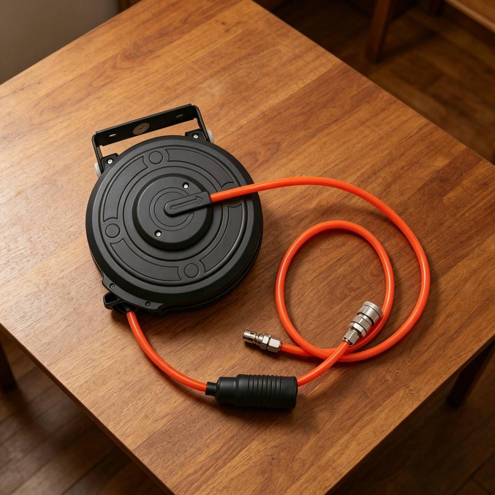 Retractable Pneumatic Air Hose - Tools For Workshop 评论和价格