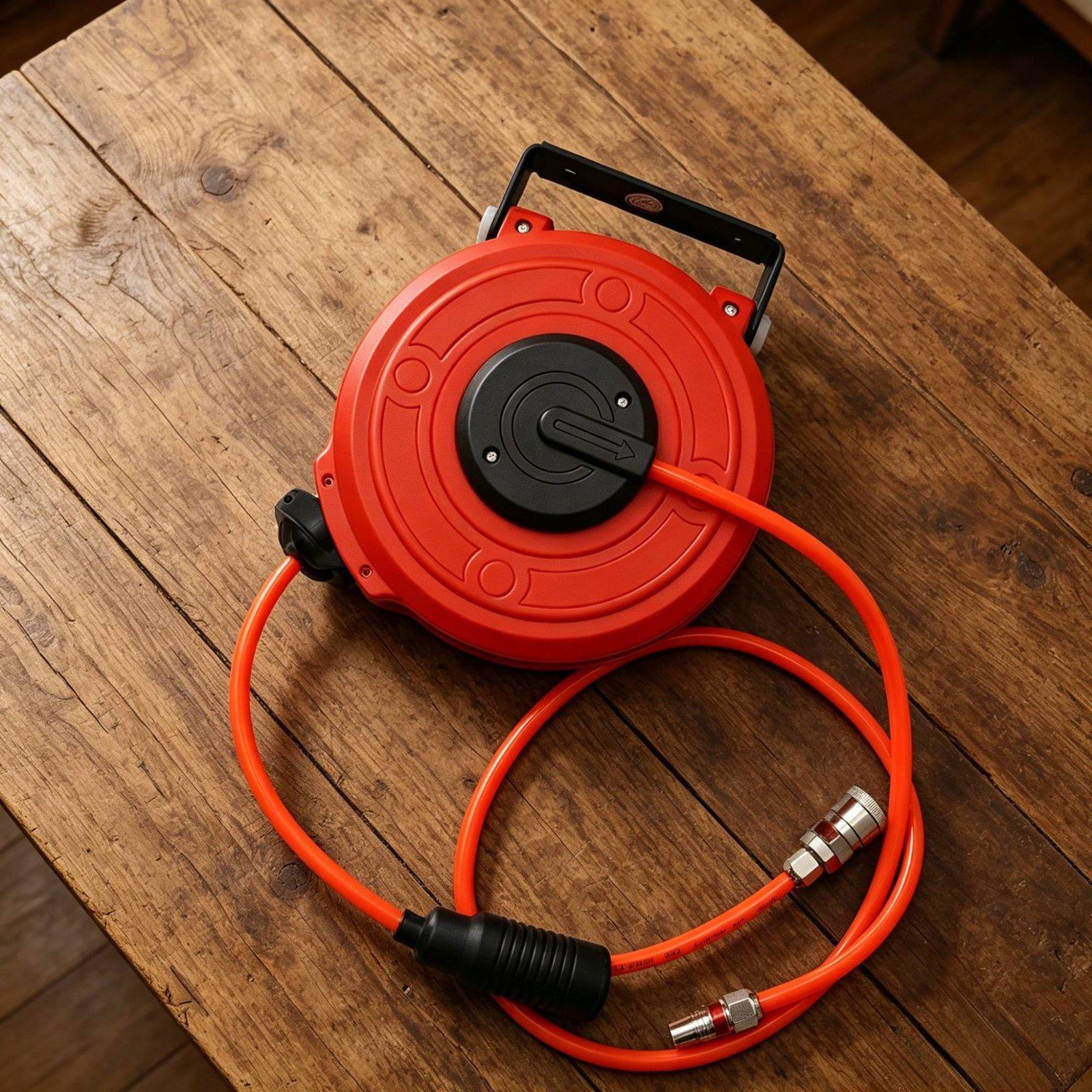 Retractable Pneumatic Air Hose - Tools For Workshop 评论和价格