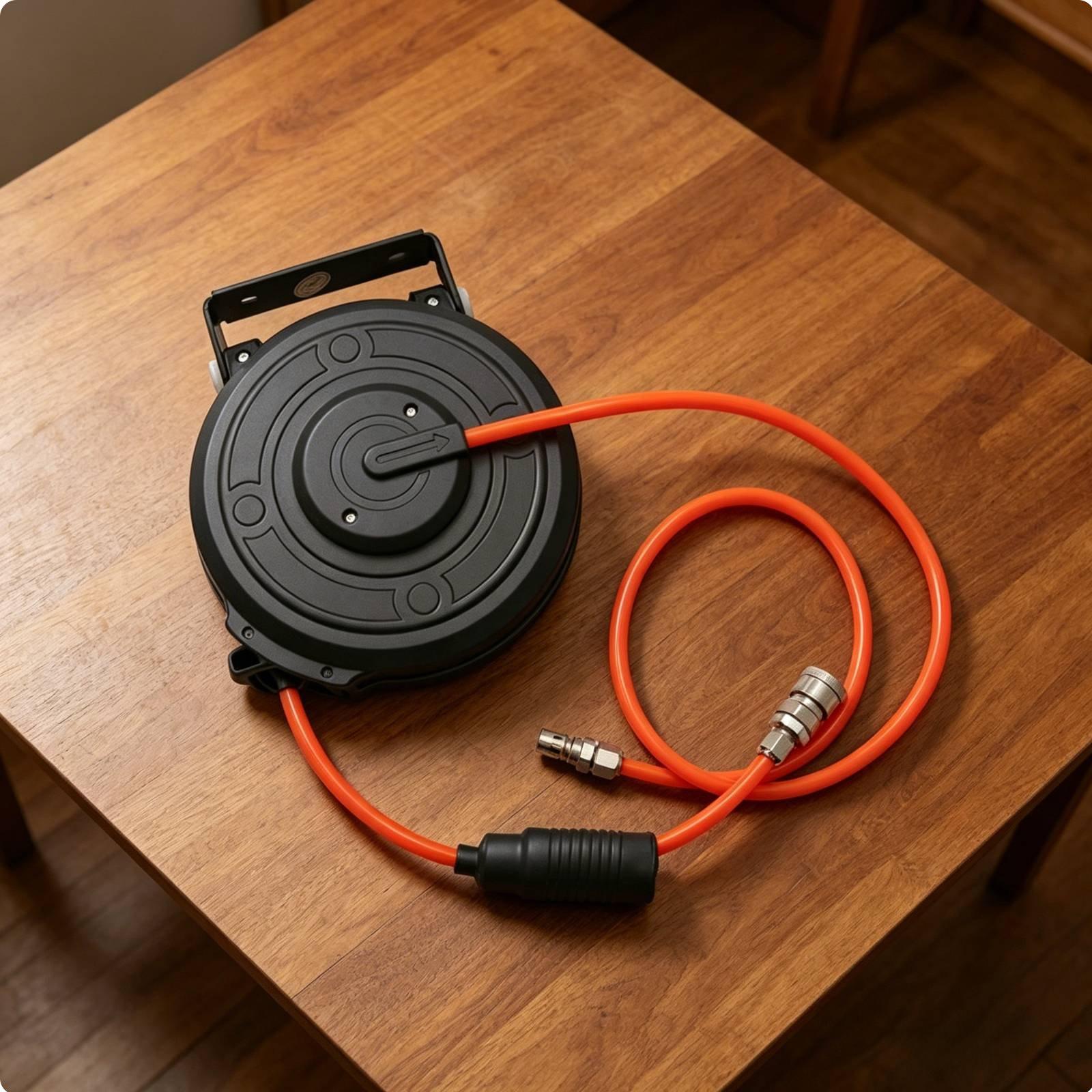 Retractable Pneumatic Air Hose - Tools For Workshop 评论和价格