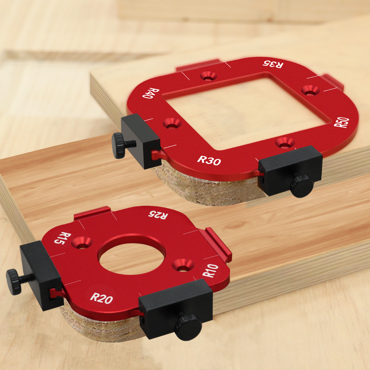 Aluminum round Corner Radius T - Router Table Insert 评论和价格