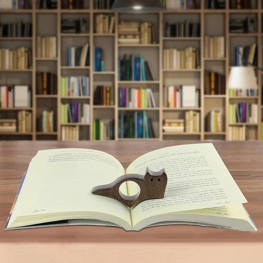 Wooden Cat Dog Bookmark Rings  - Dovetail Marking Guide 评论和价格