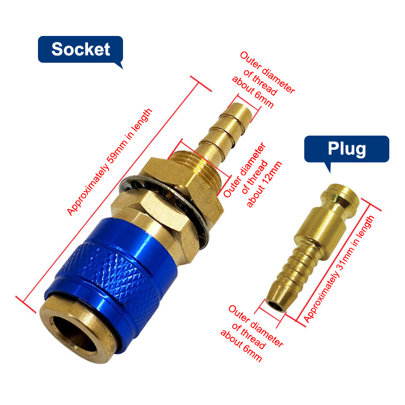 Cooled Gas Adapter Connector C - Tools For Welding Workshop 评论和价格